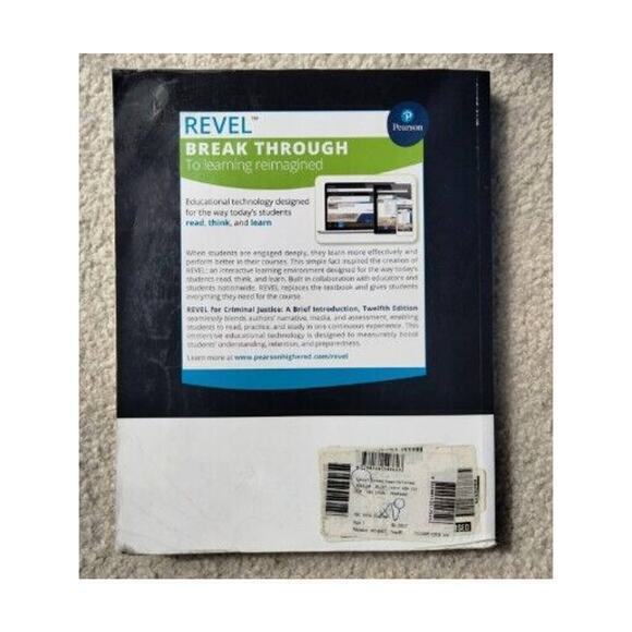 Criminal Justice : A Brief Introduction by Frank Schmalleger‎ (2017, Paperback) - Picture 2 of 2